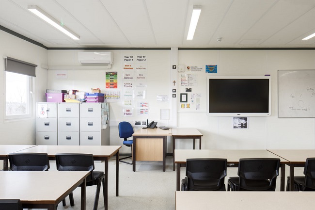 Building bright minds: Maintaining excellence in temporary classroom spaces