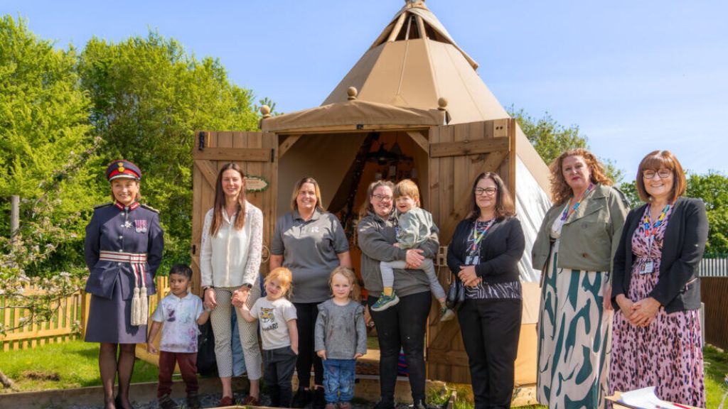Nursery expands capacity with outdoor tipi