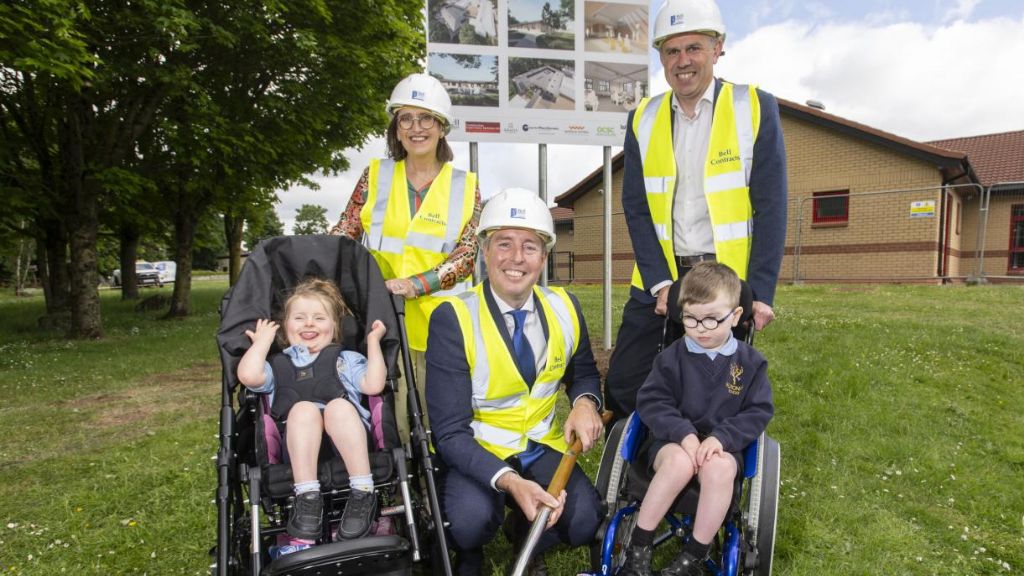 Education Minister cuts first sod at Kilronan Special School
