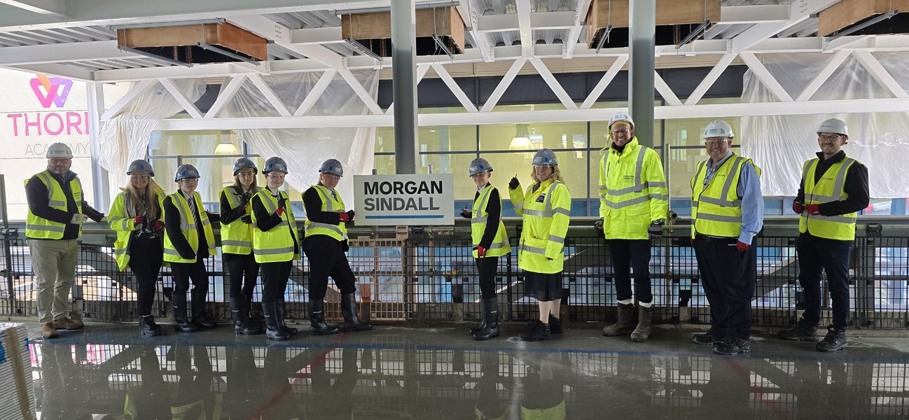 Steel signing marks key milestone in £5.5m Thorp Academy expansion